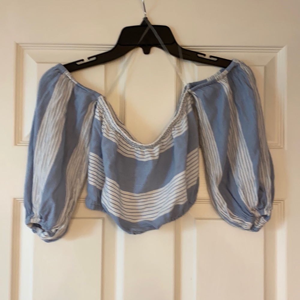 XXS American Eagle off shoulder crop top